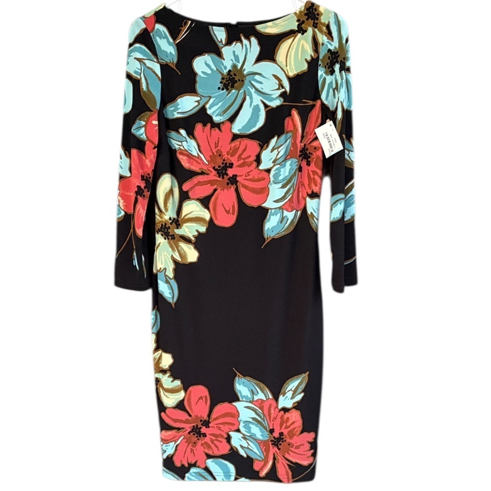 NWT Joseph Ribkoff Floral Sheath Dress Size 8